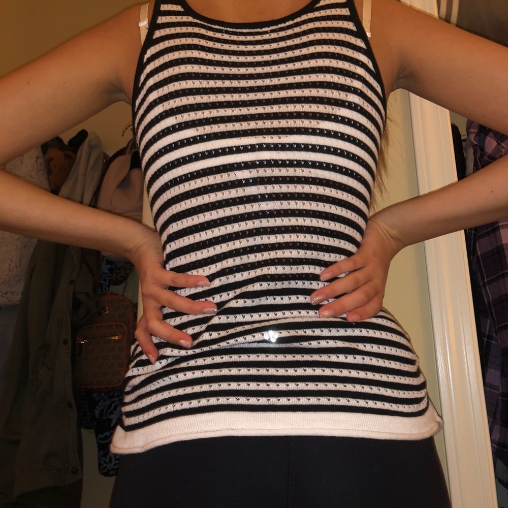 striped tank top